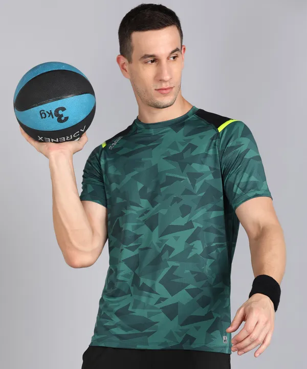 Green_Crew_Neck_T_Shirt_For_Men