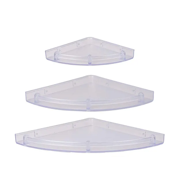 Pack_Of_3_White_Candela_Unbreakable_Crystal_Clear_Plastic_Bathroom_Corner_Shelves