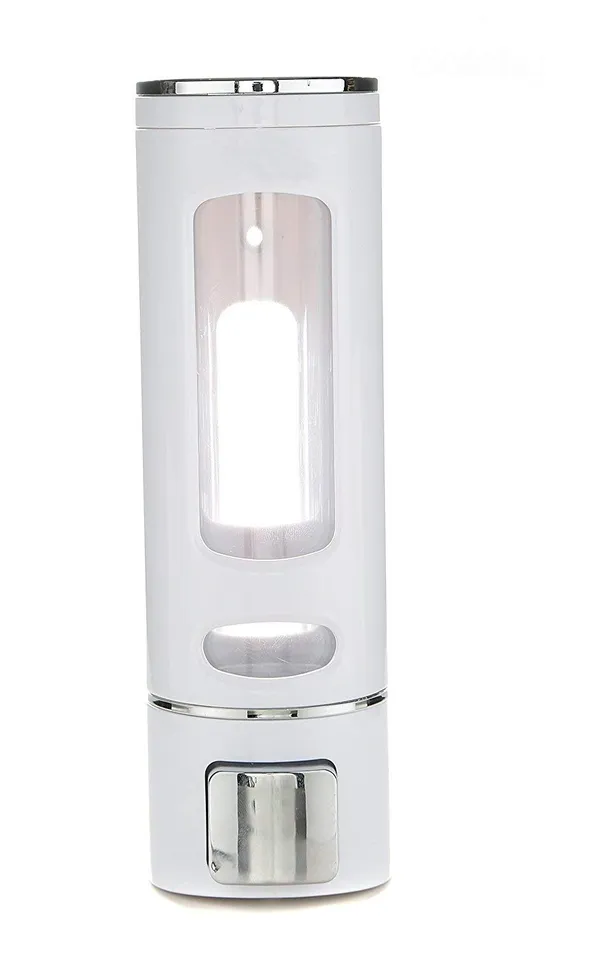 White___Candela_Glossy__Innova_400_ML_Heavy_Duty_Abs_Plastic_Body_Liquid_Soap_Dispenser.