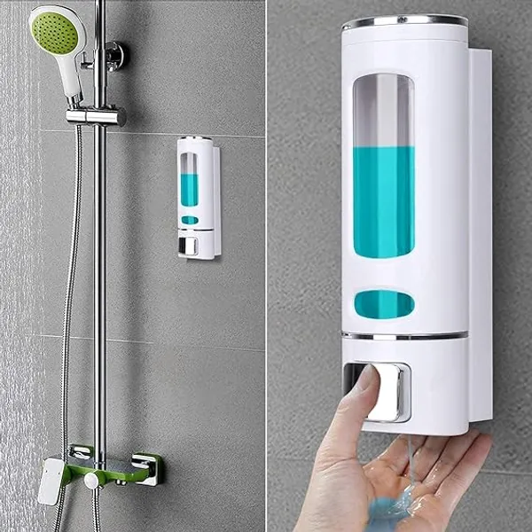 White___Candela_Glossy__Innova_400_ML_Heavy_Duty_Abs_Plastic_Body_Liquid_Soap_Dispenser.