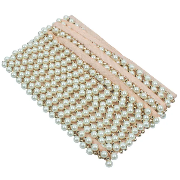 White_Candela_Fabric_Pearl_9_Meter_Lace_(Multicolour)