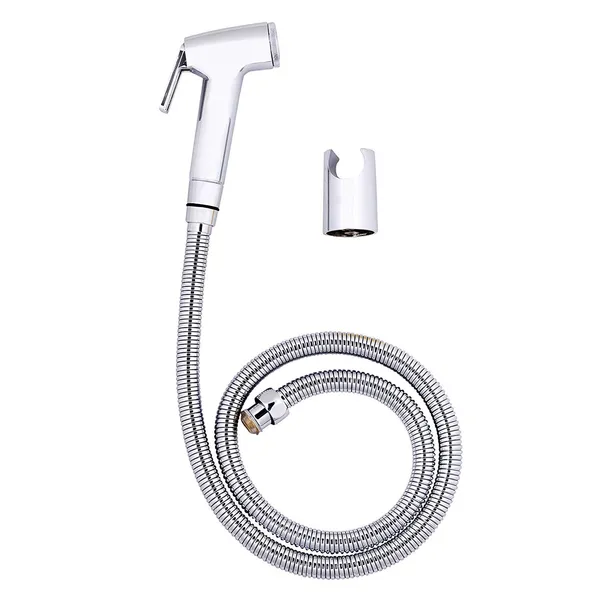 Silver_Candela_Abs_Health_Faucet_With_Stainless_Steel_Tube_And_Pvc_Holder