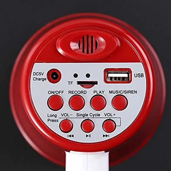 Red___Candela__Portable_Megaphone_Speaker_Siren_Record_Bullhorn_-_Compact_And_Battery_Operated_(80_Watt_)