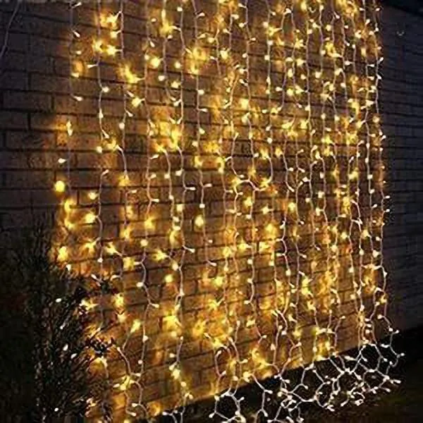 White_Candela_42_Leds__Steady_Water_Drop_Rice_Lights