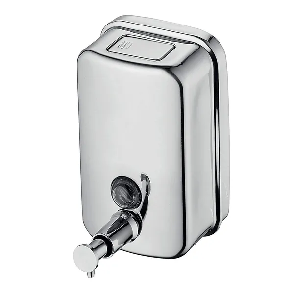 Silver___Candela_Stainless_Steel_Soap_Dispenser-800Ml|Push_Button_Wall_Mounted_Dust_And_Rust_Proof_Use_For_Kitchen_Bathroom_Home_Office_Hotels_Rooms_Restaurants.
