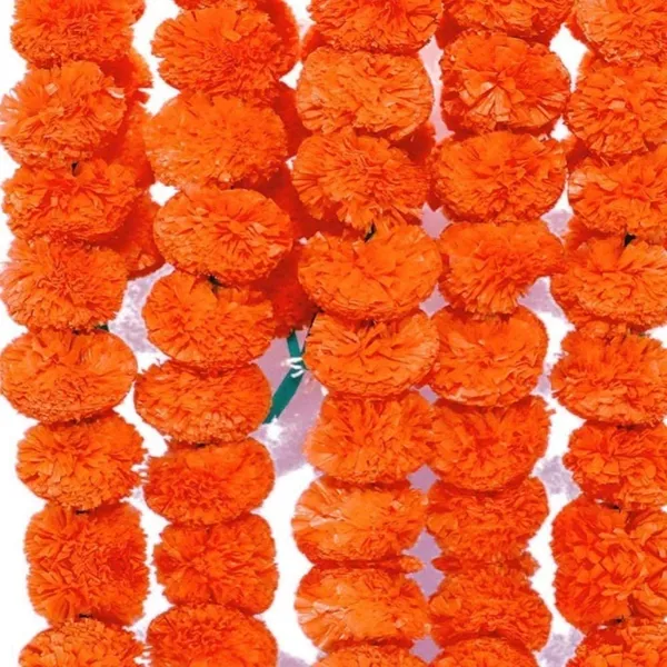 Pack_Of_5_Orange_Candela_Artificial_Marigold_Flowers_For_Decoration