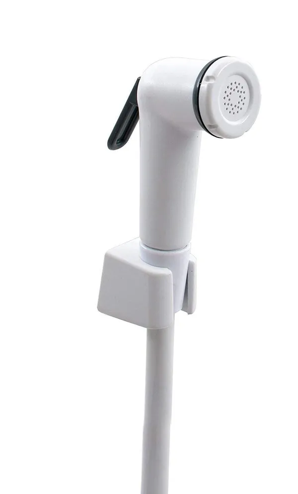 White___Candela_PVC_Flexible_Health_Faucet_Set_With_Gun_Pipe_Hook_-Bathroom_Accessories_(Standard_Size_)_#New