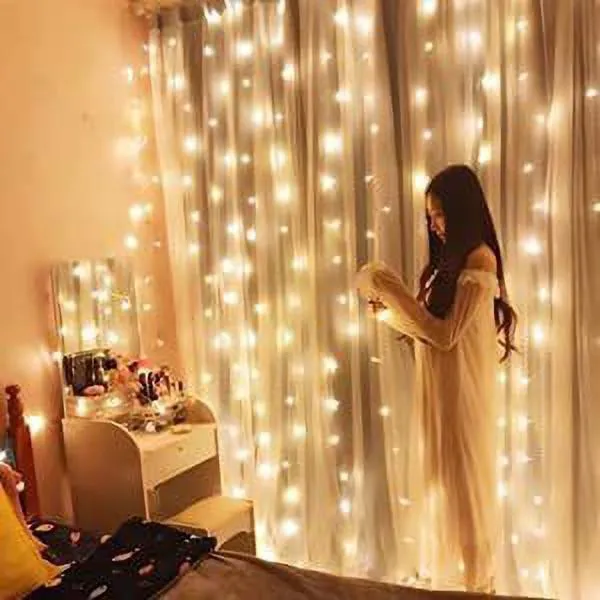 White_Candela_42_Led_Steady_Rice_Lights_pack_of_2