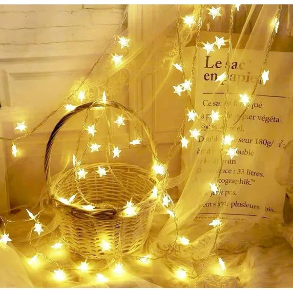Yellow_Candela_16_Led__Steady_Star_Rice_Lights_pack_of_2