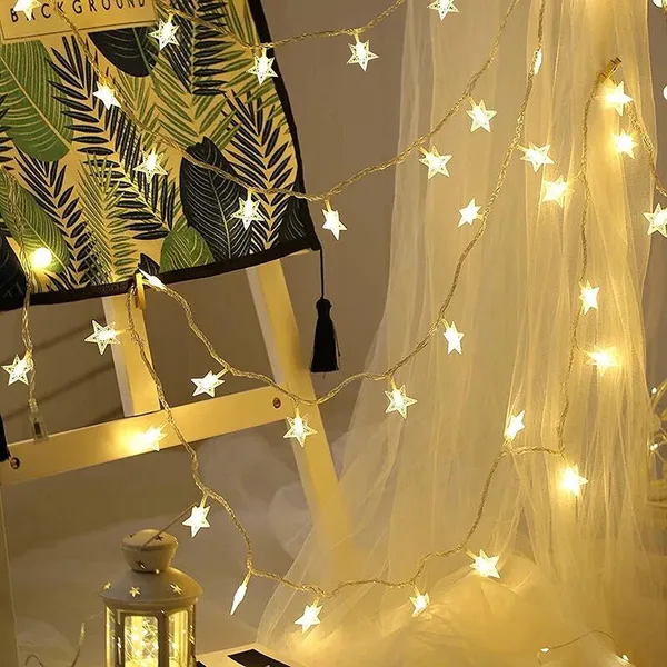 Yellow_Candela_16_Led__Steady_Star_Rice_Lights_pack_of_2