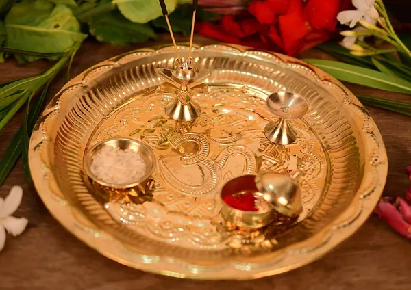 Golden__Candela_Puja_Thali_For_Home_And_Temple_Use_Copper_Pack_Of_1