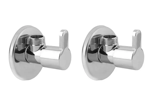 Silver_Candela_Angle_Valve__With_Wall_Flange_(Set_Of_2)