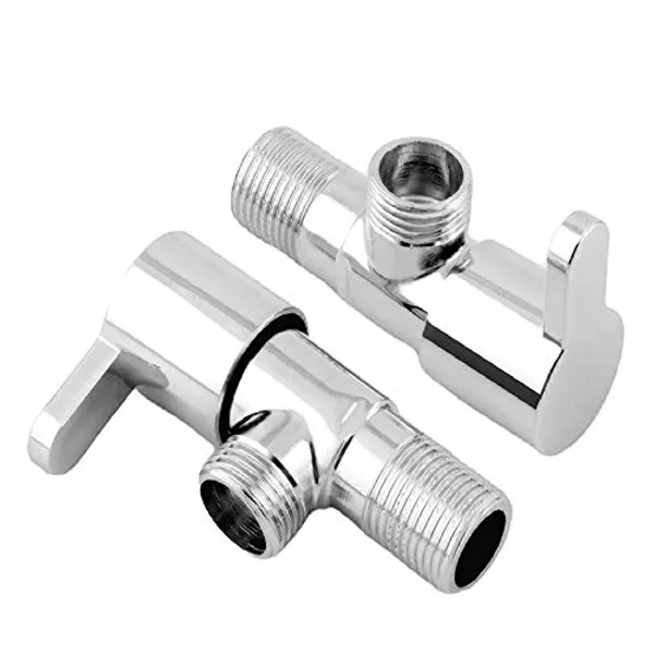 Silver_Candela_Angle_Valve__With_Wall_Flange_(Set_Of_2)
