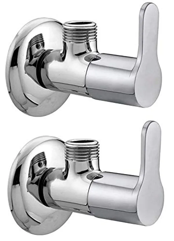 Silver_Candela_Angle_Valve__With_Wall_Flange_(Set_Of_2)