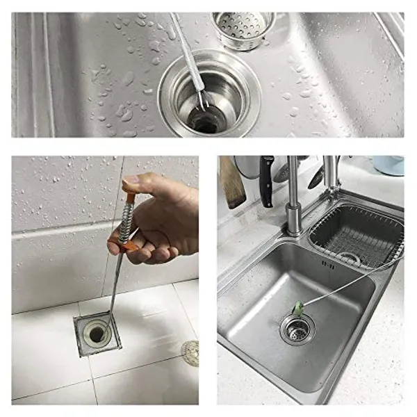 Silver___Candela_Snake_Shower_Sink_Clogged_Drain_Hair_Remover_Relief_Cleaning_Tools_Stainless_Steel_Catcher_Plastic_Barbed_Gripper_For_Bathroom_Kitchen_Bathtub_Toilet_Sewers_Pipe
