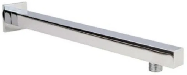 Silver___Candela_Square_Shower_Arm_With_Wall_Flange_Shower_Head