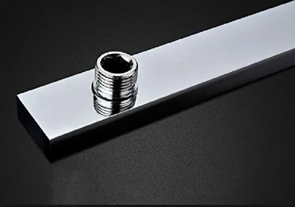 Silver___Candela_Square_Shower_Arm_With_Wall_Flange_Shower_Head