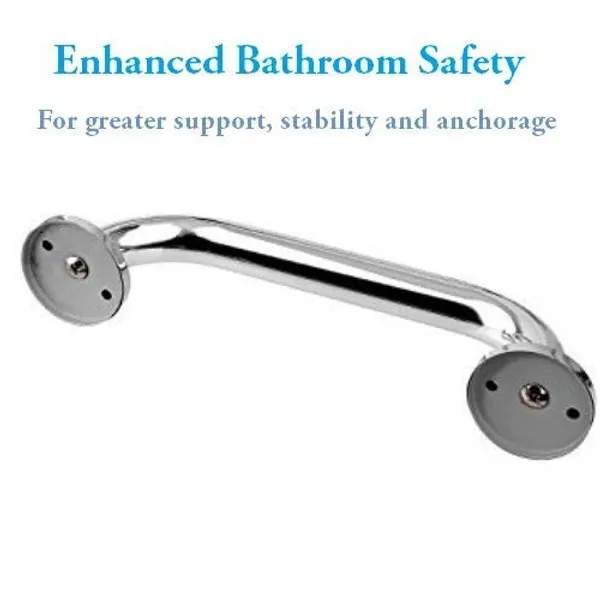 Silver___Candela_Stainless_Steel_Grab_Bar_For_Bathroom_&_Bathtub_Wall_Mounted_Safety_Hand_Support_Rail_-_Balance_Handle_-_Size_(12"_Inch)