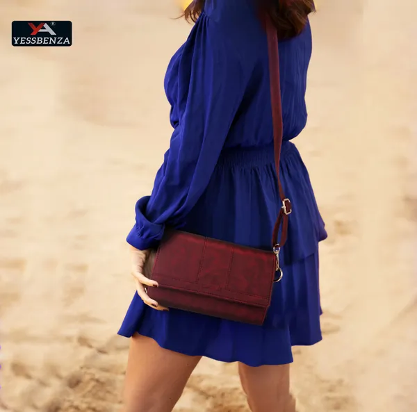 Women's_Faux_Leather_Maroon_Sling_bags
