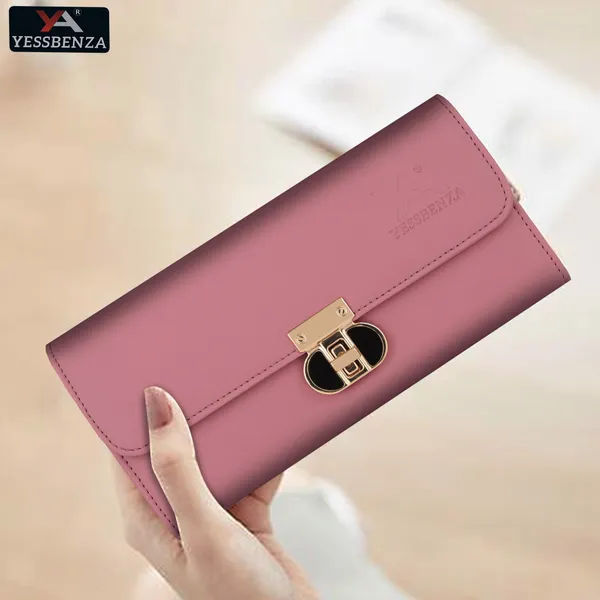 Peach_Handcrafted_Synthetic_Leathers_Ladies_Clutch_Wallet_Casual_Party_Forma_Sportss