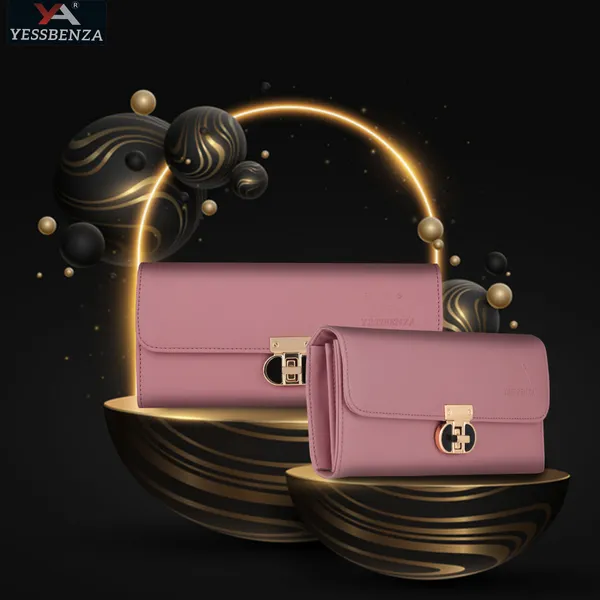 Peach_Handcrafted_Synthetic_Leathers_Ladies_Clutch_Wallet_Casual_Party_Forma_Sportss