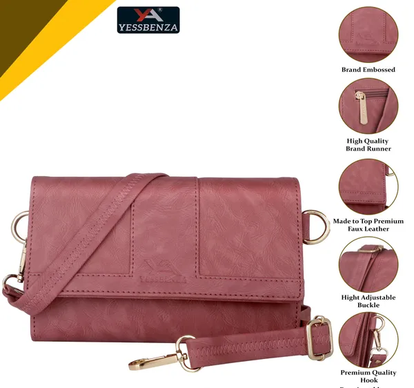 Women's_Faux_Leather_Peach_Sling_bags