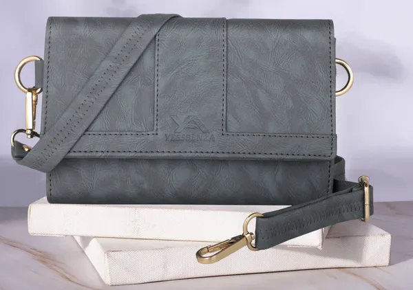 Women's_Faux_Leather_Blue_Sling_bags