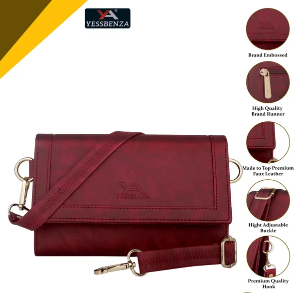 Maroon_Faux_leather_Sling_bag_for_Womens_&_Girls