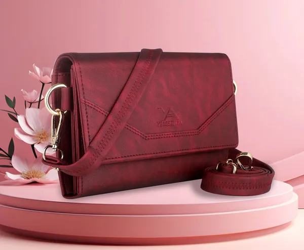 Maroon_Faux_leather_Sling_Bag_for_Womens_&_Girls