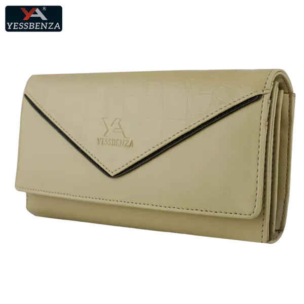 Beige_Solid_Casual_Handclutches:_Women'S_Synthetic_Faux-Leather_Magnetic_Button