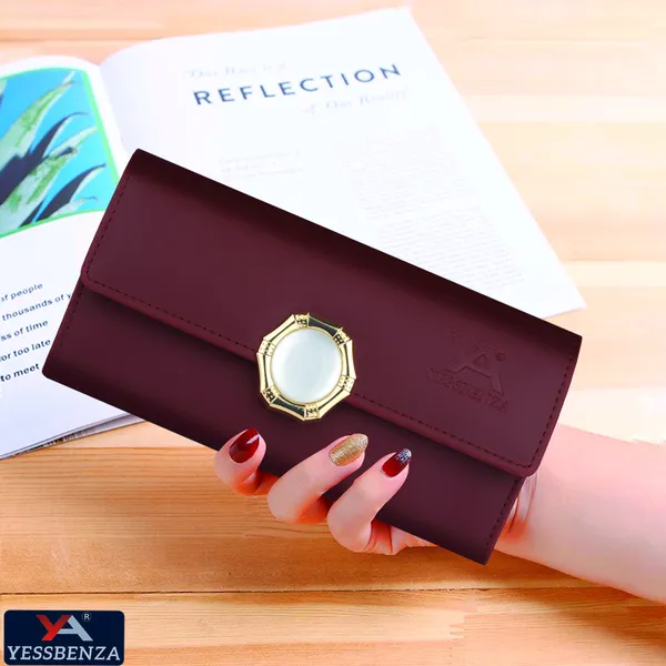 Maroon_Quality_Synthetic_Leather_Twist_Lock_Envelop_Closure_Clutch_Bag