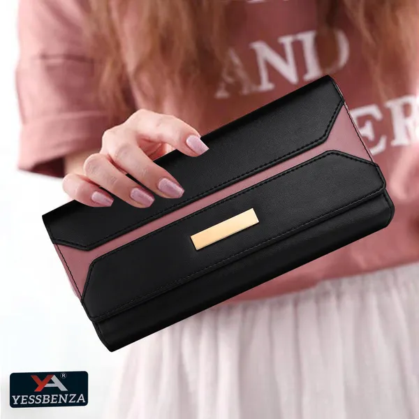 Black_Synthetic_Leather_Ladies_Clutch_Handbags_For_Casual,_Party,_Formal_Occasions
