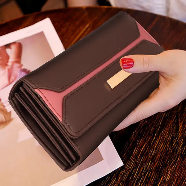 Brown_Casual_Party_Formal_Sports_Ladies_Clutch_Artificial_Handcrafted_Leathers_Envolap_Snap_And_Flaps_Two-Fold_With_Envelap_Clutch_Bag