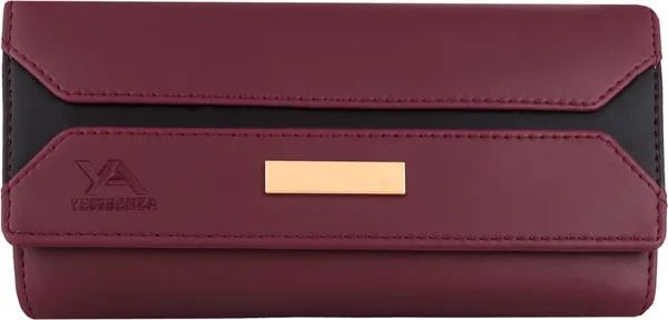 Maroon_Ladies_Synthetic_Leathers_Handcrafted_Envelope_Clutch_Bag