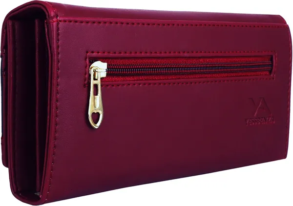 Maroon_Ladies_Synthetic_Leathers_Handcrafted_Envelope_Clutch_Bag