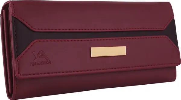 Maroon_Ladies_Synthetic_Leathers_Handcrafted_Envelope_Clutch_Bag