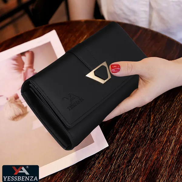 Black_Handcrafted_Faux-Leather_Envelop_Flap-Fold_Clutch_Bag_For_Women