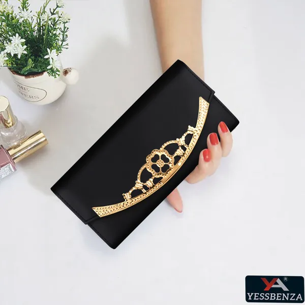 Black_Handcrafted_Synthetic_Leather_Clutches_For_Women_-_Casual_To_Formal