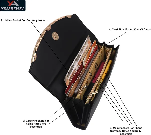 Black_Handcrafted_Synthetic_Leather_Clutches_For_Women_-_Casual_To_Formal