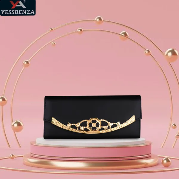 Black_Handcrafted_Synthetic_Leather_Clutches_For_Women_-_Casual_To_Formal