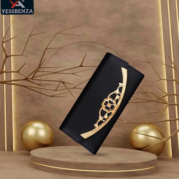 Black_Handcrafted_Synthetic_Leather_Clutches_For_Women_-_Casual_To_Formal
