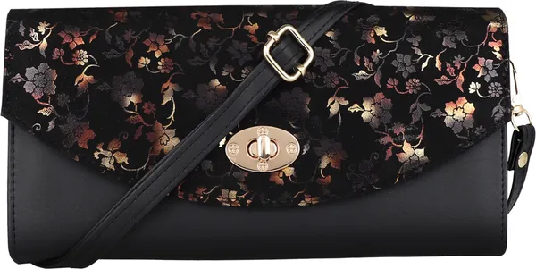 Black_Casual_Synthetic_Leather_Twist_Clasp_Shoulder_Bag_-_Self_Design