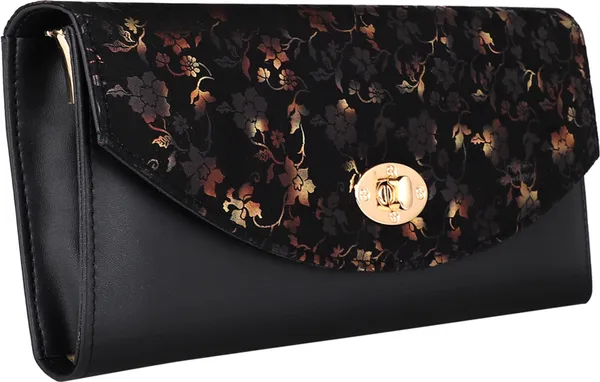 Black_Casual_Synthetic_Leather_Twist_Clasp_Shoulder_Bag_-_Self_Design
