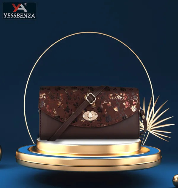 Brown_Shoulder_Bag:_Self_Design,_Solid,_Casual,_Evening/Party,_Synthetic_Leather,_Cotton
