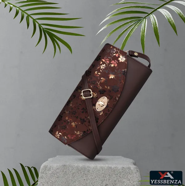 Brown_Shoulder_Bag:_Self_Design,_Solid,_Casual,_Evening/Party,_Synthetic_Leather,_Cotton