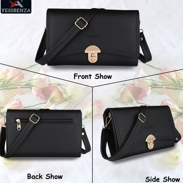Onyx_Textured_And_Studded_Casual_And_Formal_Synthetic_Leather_Sling_Bag