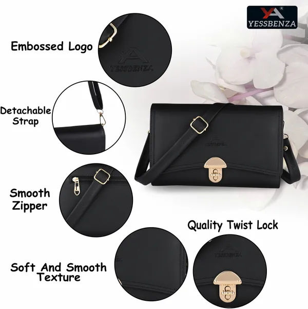 Onyx_Textured_And_Studded_Casual_And_Formal_Synthetic_Leather_Sling_Bag