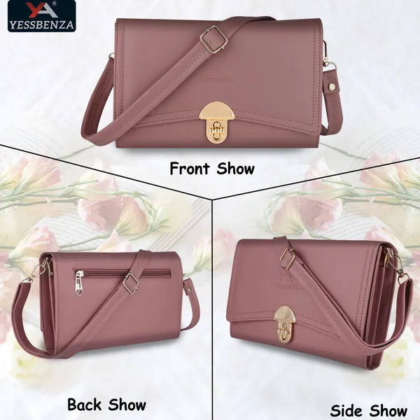 Coral_Textured_And_Studded_Casual_And_Evening/Party_And_Formal_Synthetic_Leather_Clutch_Bag