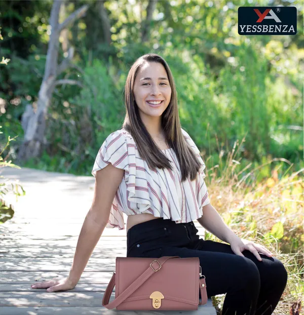 Coral_Textured_And_Studded_Casual_And_Evening/Party_And_Formal_Synthetic_Leather_Clutch_Bag