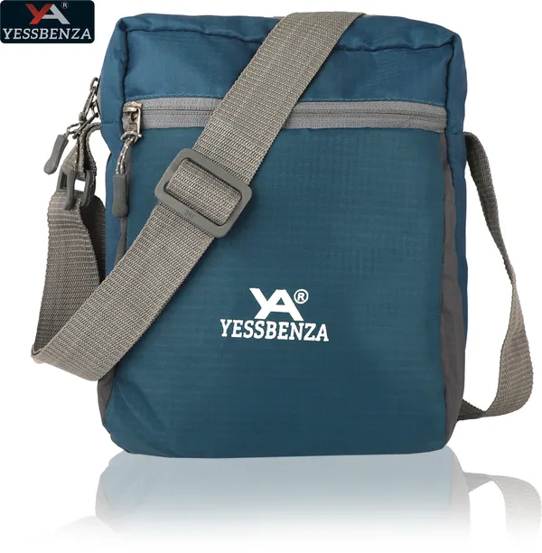 Emerald_Checkered_And_Textured_Casual,_Evening,_Formal,_Sports_Fabric_Polyester_Detachable_Strap_Sling_Bag